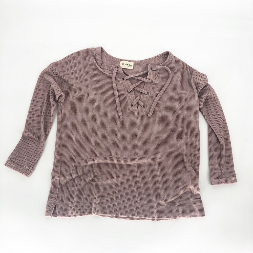 El Bloom pink casual sweatshirt | cris cross m